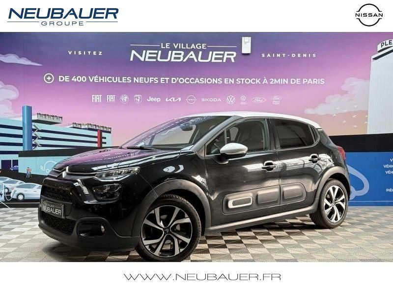 Noir perla nera (n) Utilisé 2022 Citroën C3 PureTech Berline | 9 490 € - Image 1/4