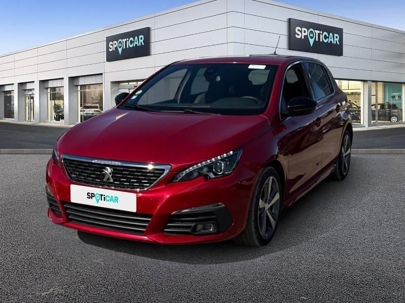 Rouge ultimate Utilisé 2020 Peugeot 308 GT-line Berline | 15 499 € (Prix juste) - Image 1/4