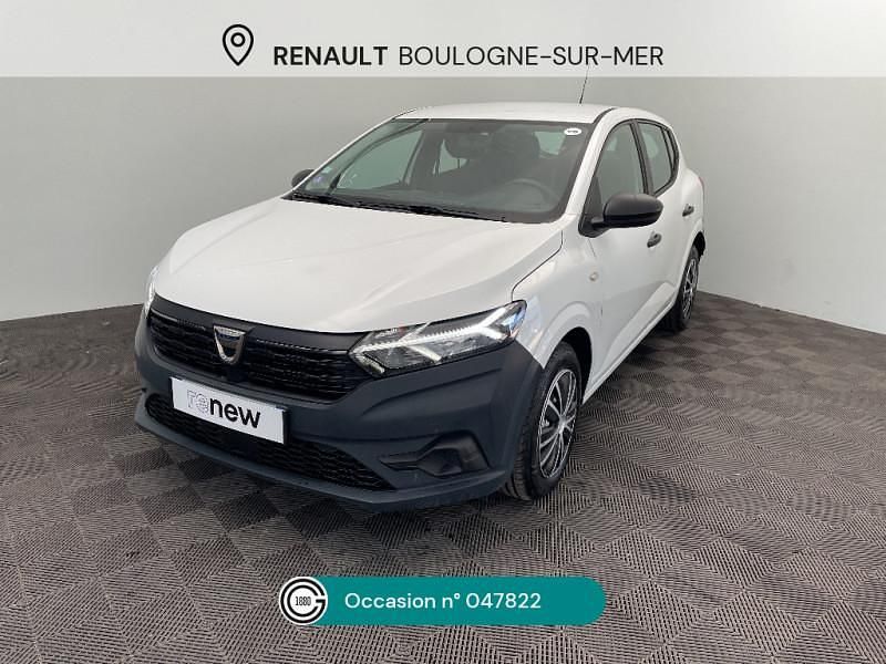Blanc Utilisé 2021 Dacia Sandero Acces Citadine | 9 490 € (Bon prix) - Image 1/4