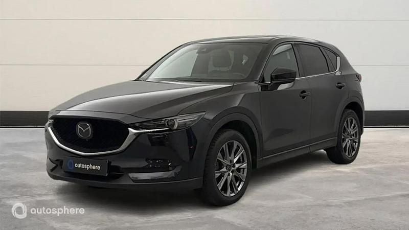Noir Utilisé 2019 Mazda CX-5 Takumi-Line SUV | 24 999 € (Prix juste) - Image 1/4