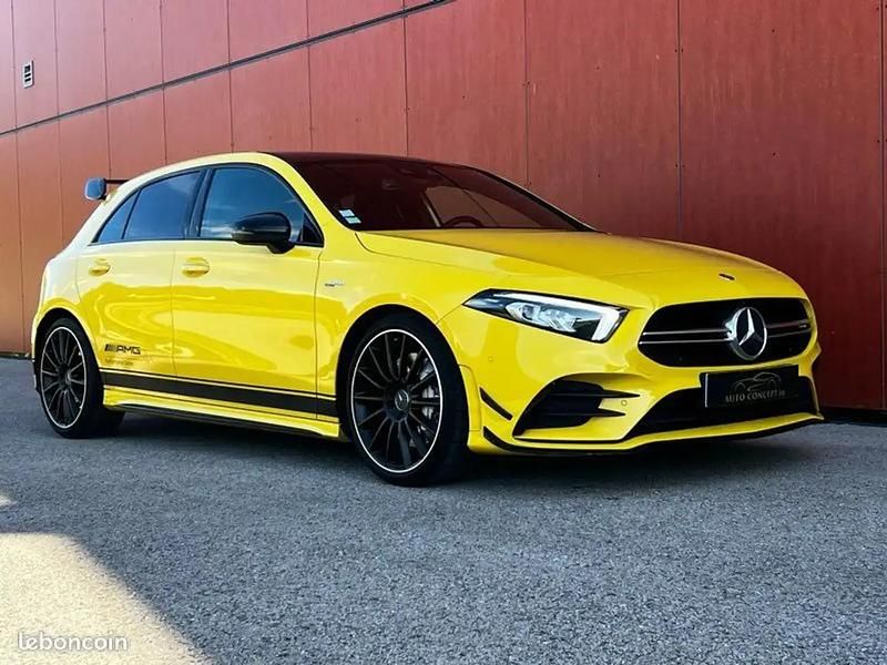 Jaune Utilisé 2019 Mercedes A35 AMG AMG Berline | 32 900 € (Prix juste) - Image 1/4