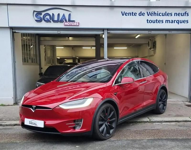 Rouge Utilisé 2020 Tesla Model X Performance SUV | 61 900 € - Image 1/4
