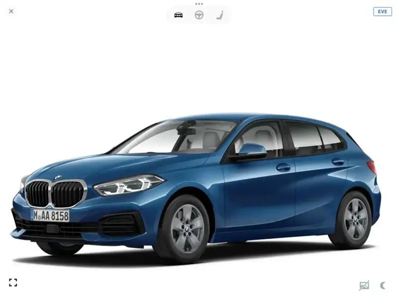 Bleu Utilisé 2021 BMW 118 Citadine | 23 950 € (Prix juste) - Image 1/4