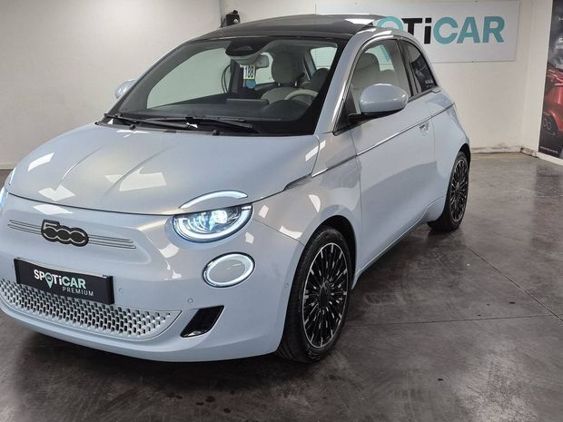 Bleu Utilisé 2022 Fiat 500e La Prima Citadine | 20 890 € (Prix cher) - Image 1/4