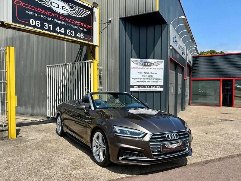 Brun Utilisé 2017 Audi Cabriolet S-Line Cabriolet | 29 900 € - Image 1/4