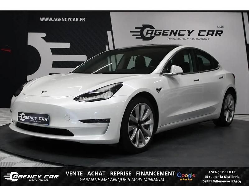 Blanc Utilisé 2019 Tesla Model 3 Long Range AWD Berline | 23 480 € (Bon prix) - Image 1/4