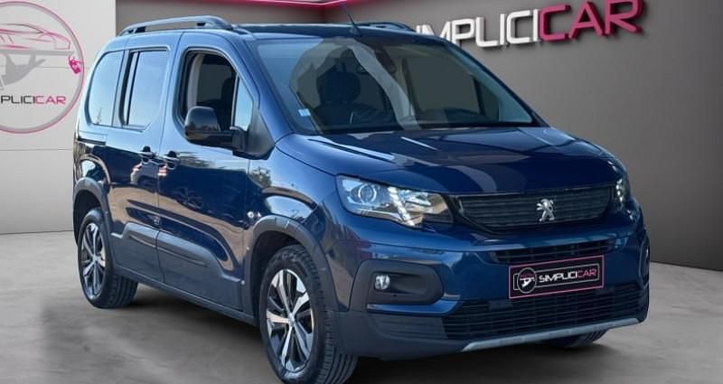 Bleu Utilisé 2019 Peugeot Rifter GT-line Monospace | 15 990 € (Prix juste) - Image 1/4