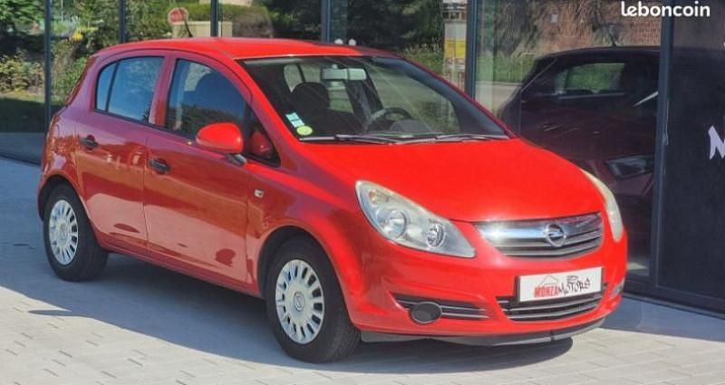 Rouge Utilisé 2008 Opel Corsa Enjoy Citadine | 2 490 € (Bon prix) - Image 1/4