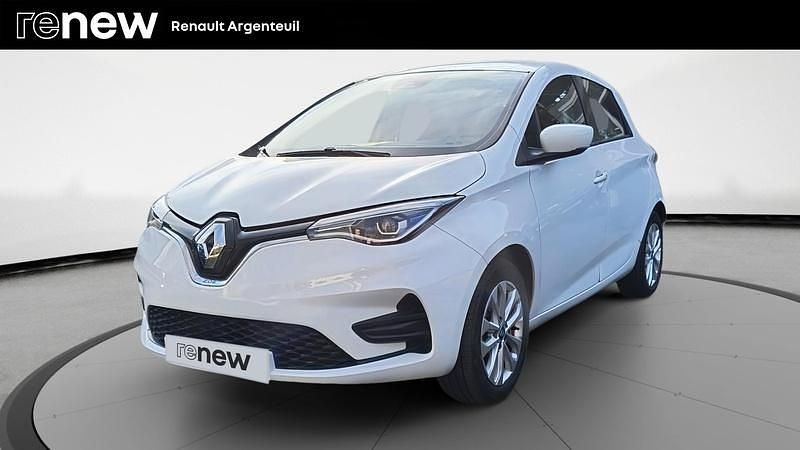 Blanc Utilisé 2020 Renault Zoe Zen Citadine | 8 980 € (Super prix) - Image 1/4