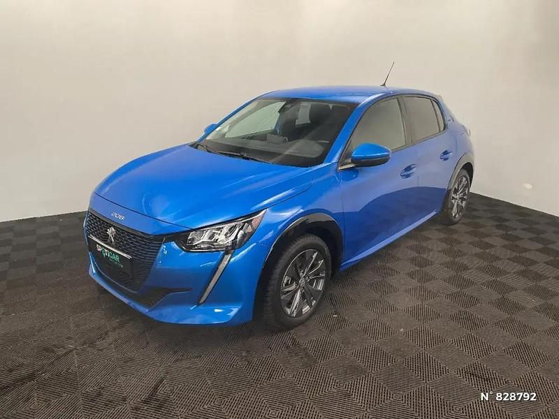 Occasion Peugeot e-208 Style 100 kW (136 ch) 2021 Bleu Citadine