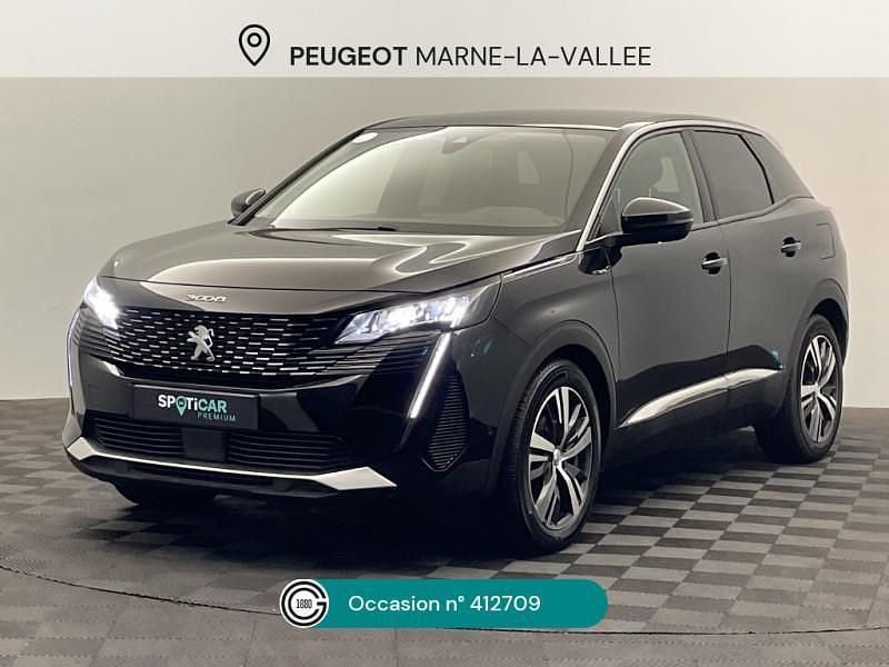 Noir Utilisé 2022 Peugeot 3008 Allure SUV | 19 480 € (Bon prix) - Image 1/4