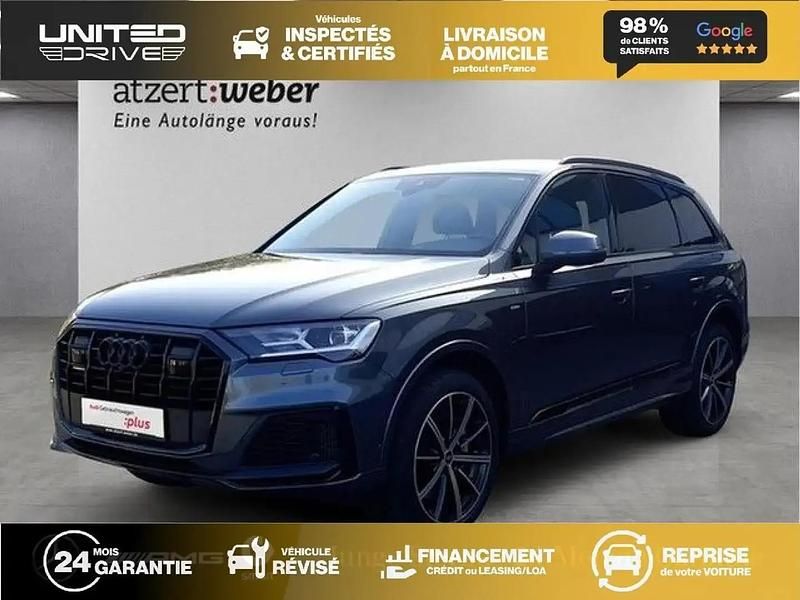 Gris Utilisé 2022 Audi Q7 S-Line SUV | 56 950 € (Super prix) - Image 1/4