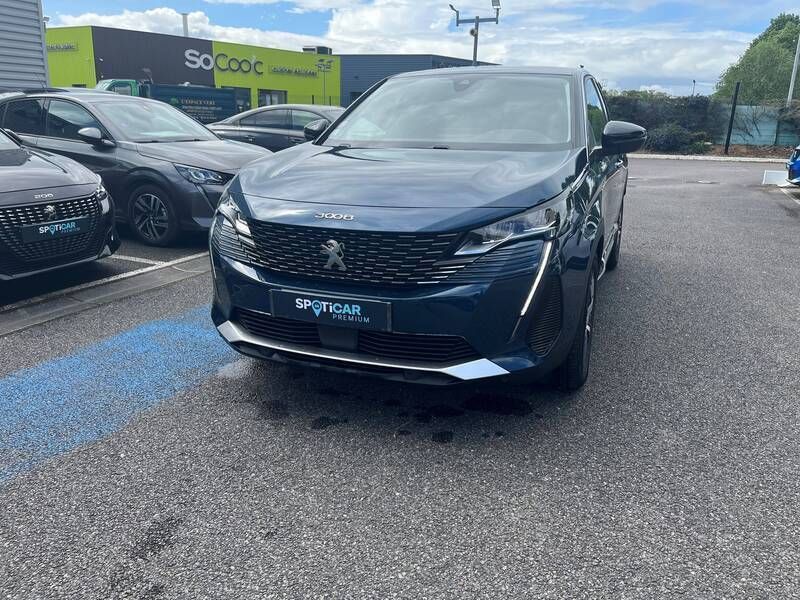 Bleu Utilisé 2022 Peugeot 3008 SUV | 23 990 € (Bon prix) - Image 1/3