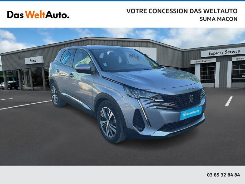 Gris Utilisé 2021 Peugeot 3008 S SUV | 16 990 € (Bon prix) - Image 1/4