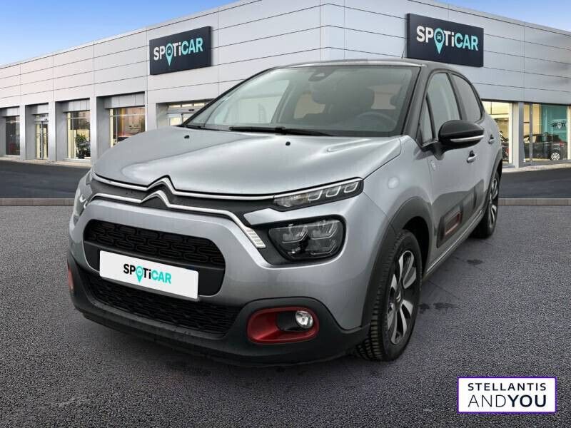 Gris Utilisé 2020 Citroën C3 PureTech Citadine | 10 690 € (Prix juste) - Image 1/4