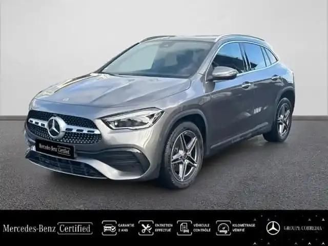 Gris montagne métallisé Occasion 2022 Mercedes GLA250 AMG line SUV | 39 490 € (Prix juste) - Image 1/4