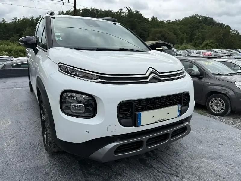 Blanc Utilisé 2019 Citroën C3 Aircross Shine SUV | 9 990 € (Super prix) - Image 1/4