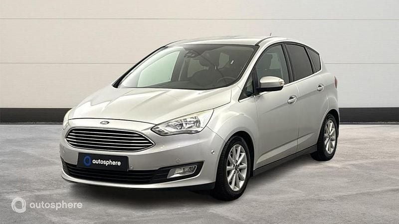 Gris Utilisé 2017 Ford C-MAX Titanium Monospace | 8 499 € (Prix juste) - Image 1/4