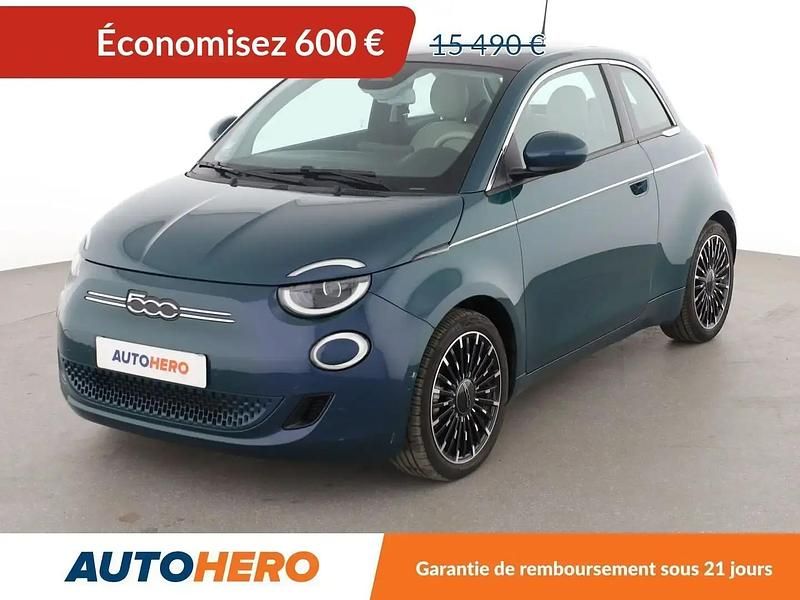 Bleu Utilisé 2020 Fiat 500e La Prima Citadine | 14 690 € (Prix juste) - Image 1/2
