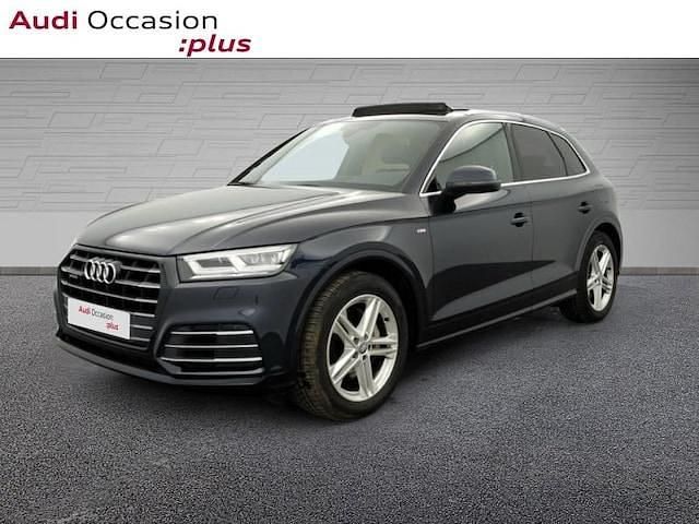Occasion Audi Q5 S-Line 252 ch (185 kW) 2020 Bleu lunaire métallisé SUV