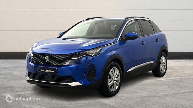 Bleu Utilisé 2021 Peugeot 3008 Style SUV | 16 999 € (Bon prix) - Image 1/4