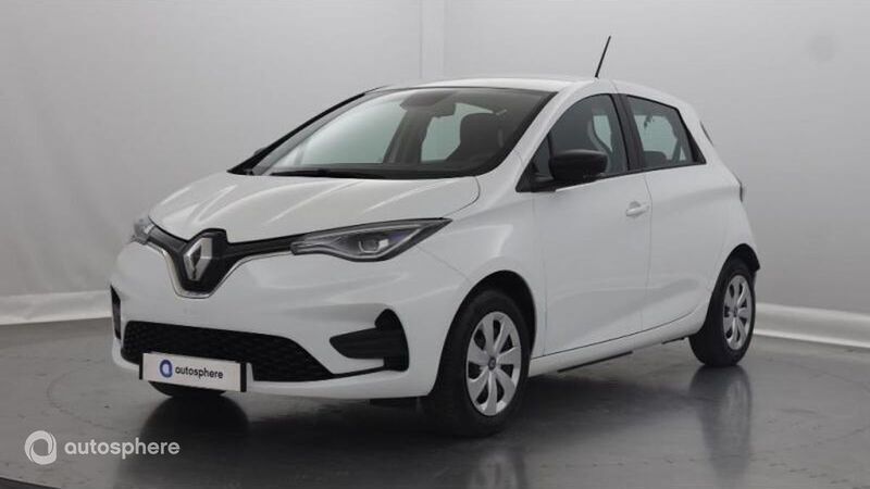 Blanc glacier Utilisé 2020 Renault Zoe Life Citadine | 12 499 € (Prix juste) - Image 1/4