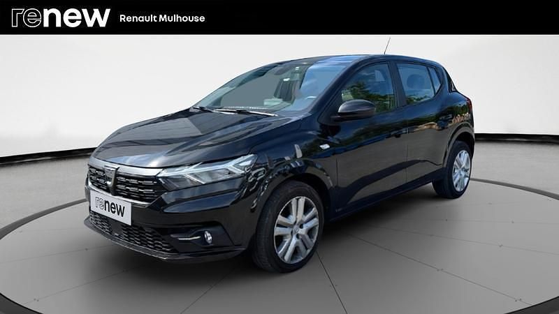 Noir Utilisé 2021 Dacia Sandero Comfort Citadine | 12 499 € (Prix juste) - Image 1/4