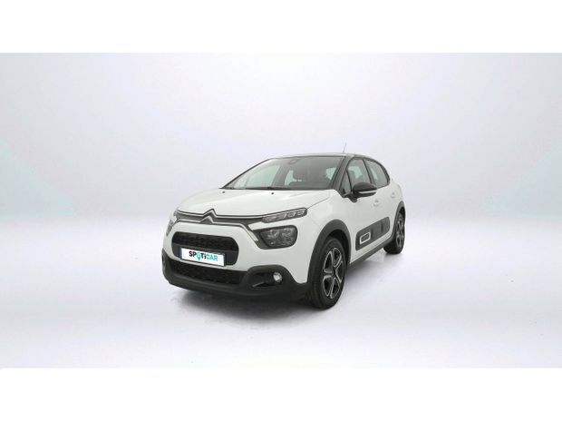 Blanc Utilisé 2022 Citroën C3 Shine Citadine | 11 348 € (Prix juste) - Image 1/4