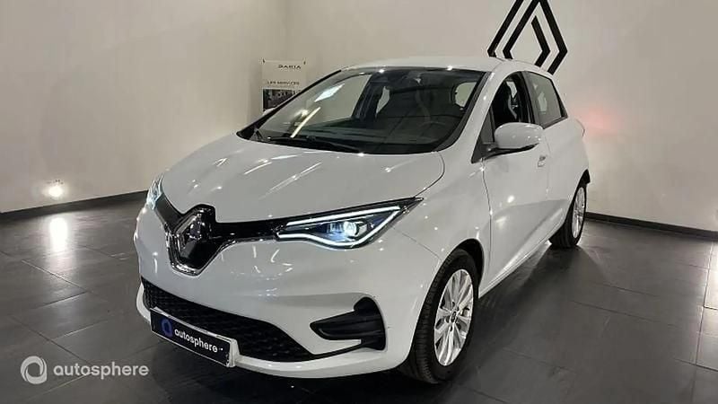 Blanc Utilisé 2021 Renault Zoe Zen Citadine | 14 499 € (Prix juste) - Image 1/4