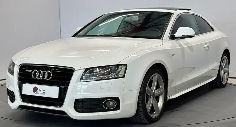Blanc Utilisé 2008 Audi A5 Ambiente Coupé | 13 990 € (Bon prix) - Image 1/4