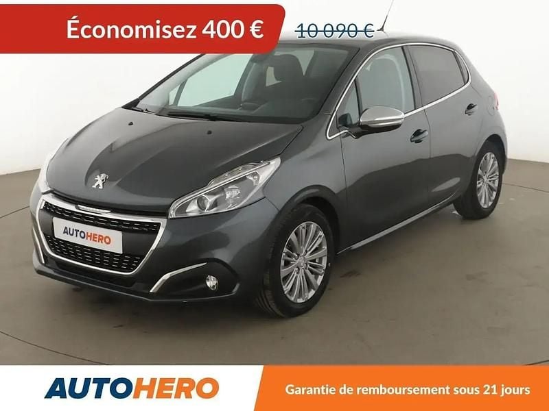 Gris Utilisé 2017 Peugeot 208 Allure Citadine | 9 690 € (Prix juste) - Image 1/2