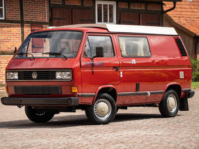 Rouge Utilisé 1989 VW T3 Van | 25 900 € - Image 1/4
