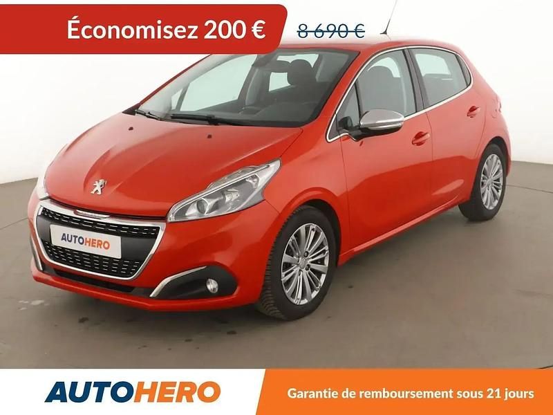 Orange Utilisé 2015 Peugeot 208 Allure Citadine | 8 490 € (Prix juste) - Image 1/2