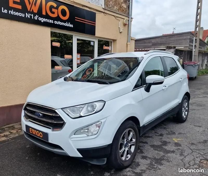 Blanc Occasion 2019 Ford Ecosport Titanium SUV | 13 690 € (Prix juste) - Image 1/4