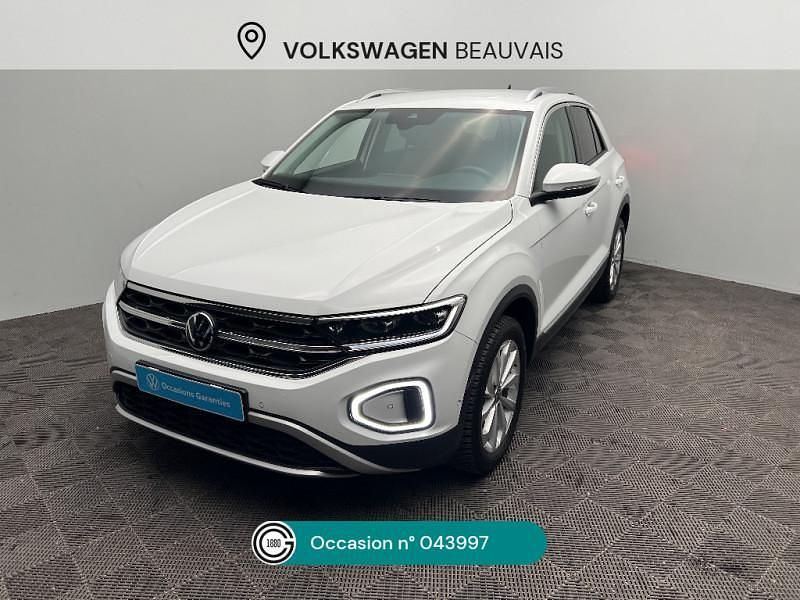 Blanc Utilisé 2023 VW T-Roc Style SUV | 29 990 € (Prix juste) - Image 1/4