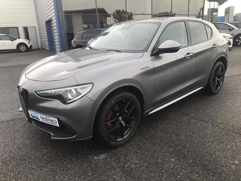 Gris Utilisé 2020 Alfa Romeo Stelvio Veloce SUV | 36 990 € (Prix cher) - Image 1/4