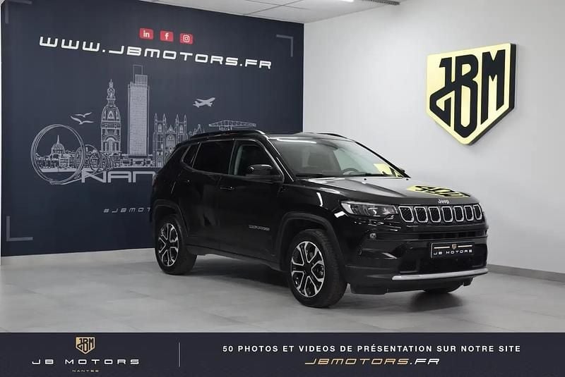 Noir Utilisé 2023 Jeep Compass Limited SUV | 22 890 € (Bon prix) - Image 1/4