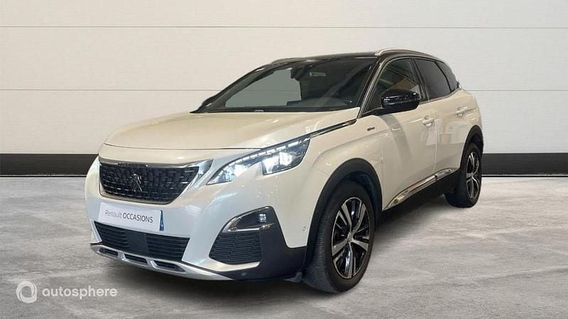 Blanc Occasion 2019 Peugeot 3008 GT-line SUV | 13 999 € (Bon prix) - Image 1/4