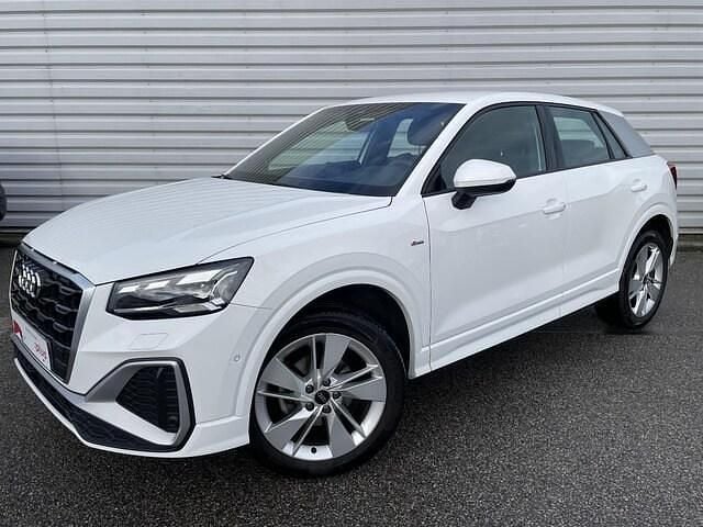 Blanc ibis Occasion 2022 Audi Q2 S-Line SUV | 27 590 € (Bon prix) - Image 1/4