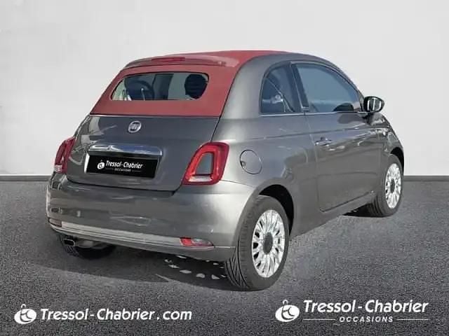 Gris Occasion 2019 Fiat 500C Lounge Cabriolet | 10 990 € (Prix juste) - Image 1/3