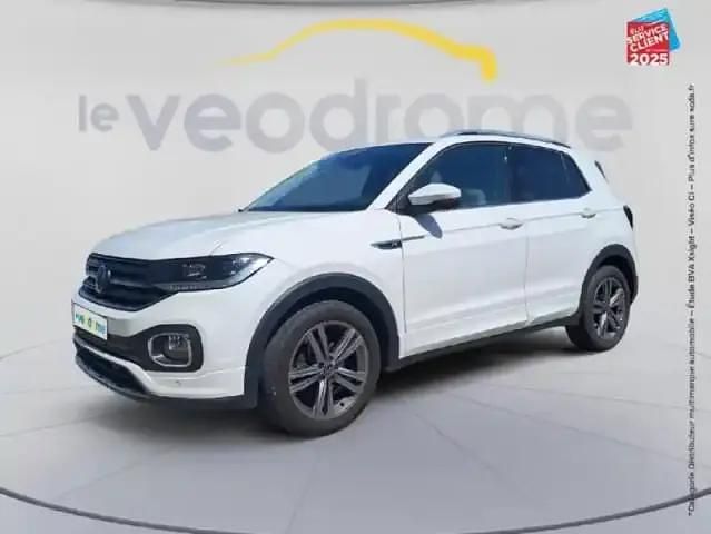 Blanc Utilisé 2022 VW T-Cross R-line SUV | 20 999 € (Prix juste) - Image 1/4