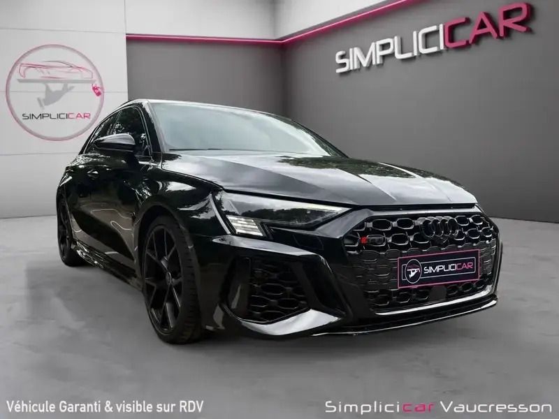 Noir Utilisé 2022 Audi RS3 Sport Citadine | 69 990 € (Prix assez cher) - Image 1/4
