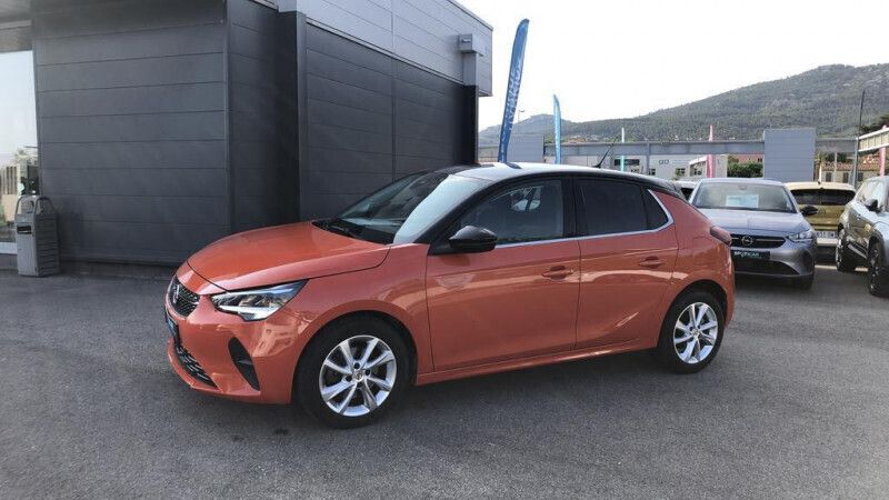 Orange Utilisé 2022 Opel Corsa Elegance Berline | 13 100 € (Prix juste) - Image 1/4
