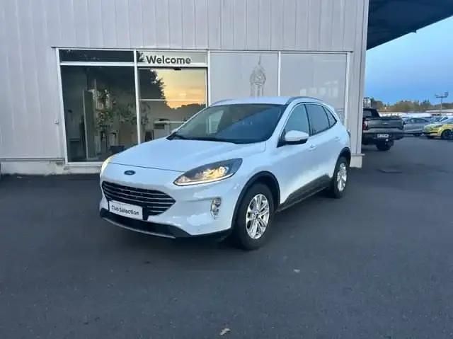 Blanc Occasion 2022 Ford Kuga Titanium SUV | 20 900 € (Super prix) - Image 1/4
