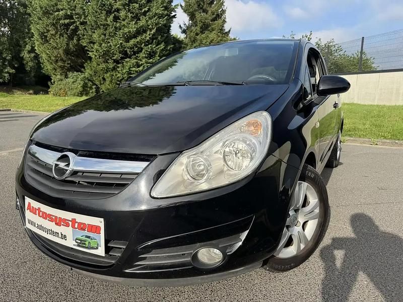 Gris Utilisé 2008 Opel Corsa Enjoy Berline | 4 450 € (Prix juste) - Image 1/4