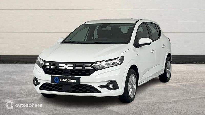 Blanc Utilisé 2024 Dacia Sandero Expression Berline | 14 499 € (Prix juste) - Image 1/4