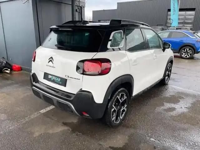 Occasion Citroën C3 Aircross PureTech 2021 Blanc banquise (o) + noir perla nera SUV