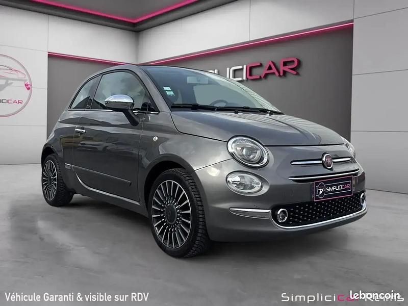 Gris Occasion 2018 Fiat 500C Club Cabriolet | 8 980 € (Prix juste) - Image 1/4