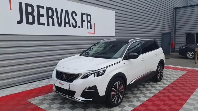 Blanc Occasion 2020 Peugeot 5008 GT Monospace | 37 990 € - Image 1/4