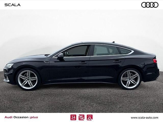 Occasion Audi A5 Sportback Advanced 163 ch (119 kW) 2022 Noir mythe métallisé Citadine
